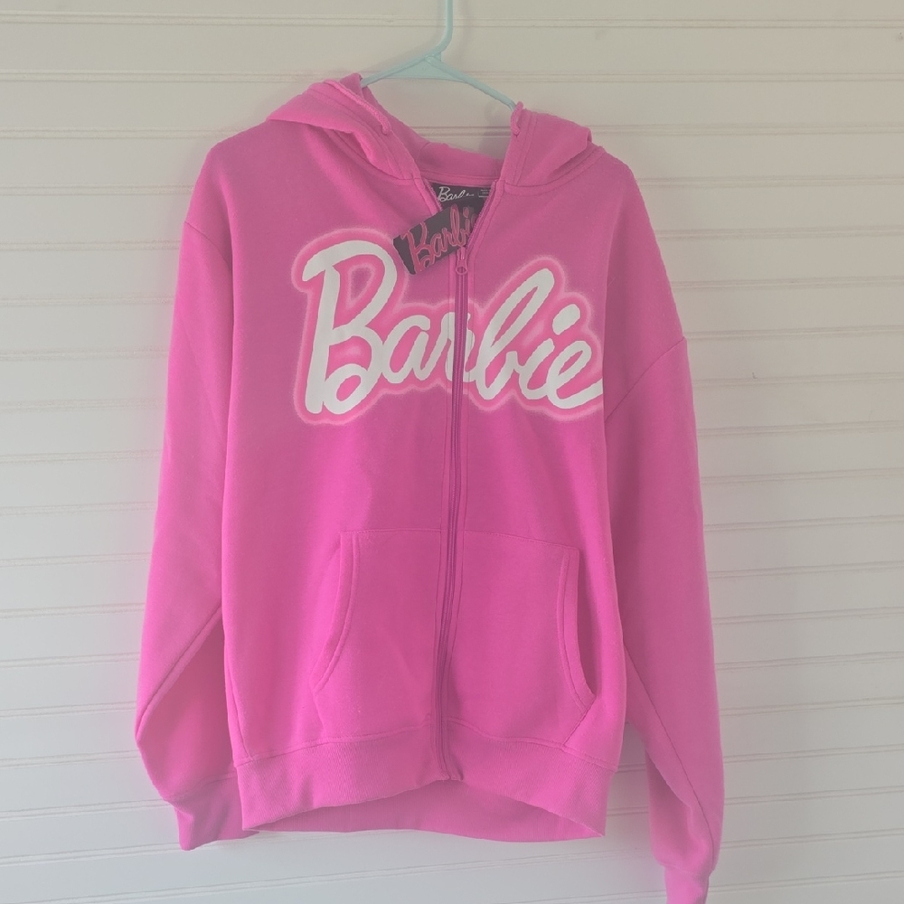 NEW Barbie Pink Sweatshirt Hoodie Vibrant Casual Wear
